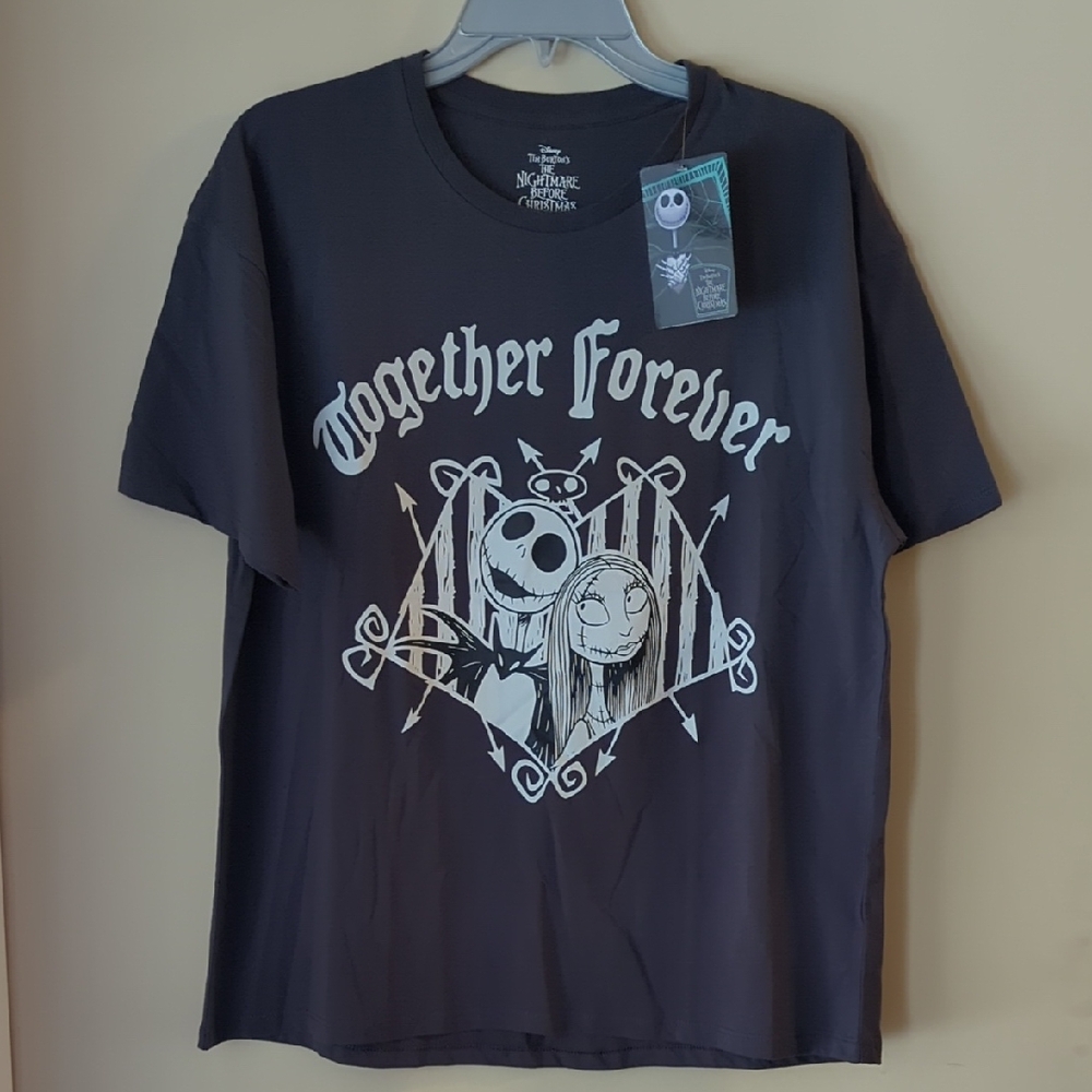 Disney Womens 'Together Forever' Graphic Tee size large